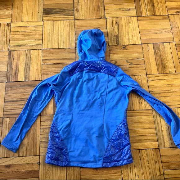 Women’s Outdoor Research Blue Deviator Hoody Fleece Running Jacket - Size L - Picture 10 of 10
